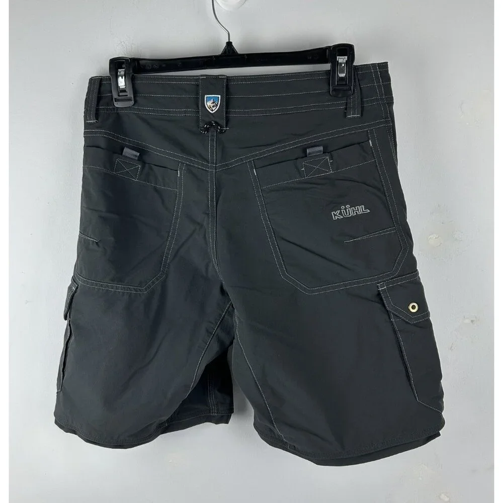 Kuhl Shorts Mens 30 Gray Renegade Convertible Stealth Hiking Cargo Zip Off